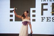 Hilary Swank at Tokyo International Film Fest - Source: Getty